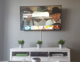 Concrete Wall TV Mounting